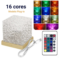 Aurora Lamp - Creative Rotating Wave Night Light