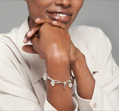 Personalized Name Bracelet with Heart Pendant