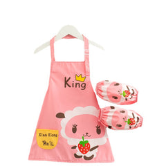 Waterproof Kids Apron for Painting and Eating
