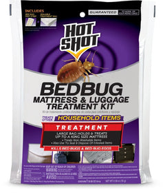 Hot Shot Bed Bug Mattress & Luggage Treatment Kit Controls Bed Bugs And Eggs On Mattresses Luggage Furniture And More
