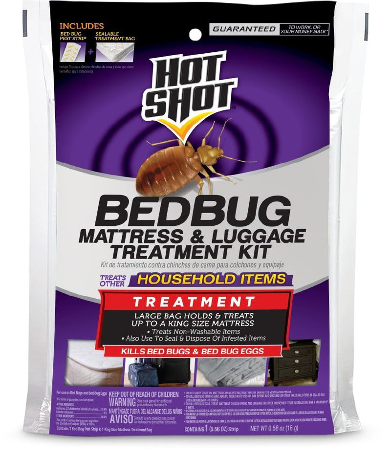 Hot Shot Bed Bug Mattress & Luggage Treatment Kit Controls Bed Bugs And Eggs On Mattresses Luggage Furniture And More
