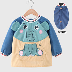 Waterproof Bib for Boys - Stylish Reversible Design