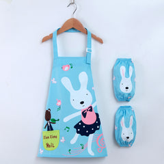Waterproof Kids Apron for Painting and Eating