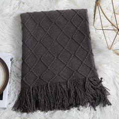 Knitted Sofa Blanket Cover for Air Conditioning Use