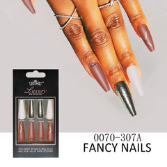 Nail Stickers with Drill Long Ladder Finished Product