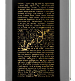 “I Love You” Necklace (Inscribed in 120 Languages)
