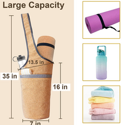 Cork Yoga Backpack for Eco-Friendly Practice