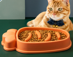 Slow Feed Dog Bowl for Large Dogs & Cats - Anti-Choke Design