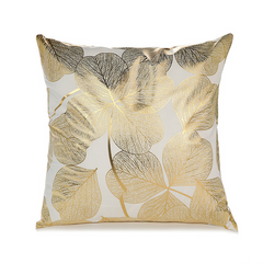 Elegant White, Gold and Black Decorative Pillow Covers