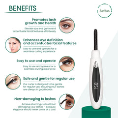 The Effortless Beauty Kit (Facial Hair Remover, Eyebrow Trimmer & Electric Eye Lash Curler)