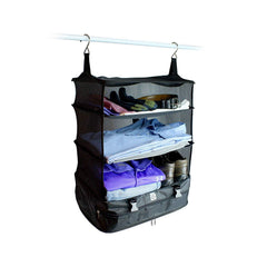 3-Layer Travel Hanging Bag, Multifunctional Luggage Organizer