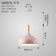 Nordic Style Vintage Restaurant Pendant Light Fixture