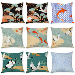Japanese Style Cotton Linen Pillows