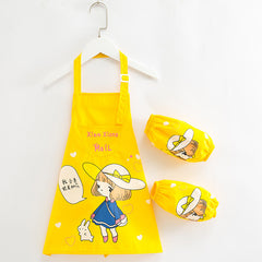 Waterproof Kids Apron for Painting and Eating