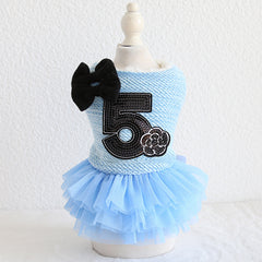 Double Bow Dress for Dogs