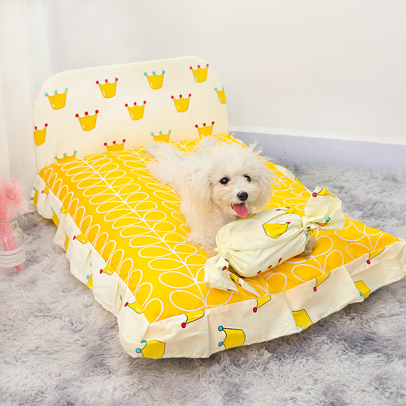Pet Bed for Small Dogs and Cats (Washable)