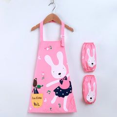Waterproof Kids Apron for Painting and Eating