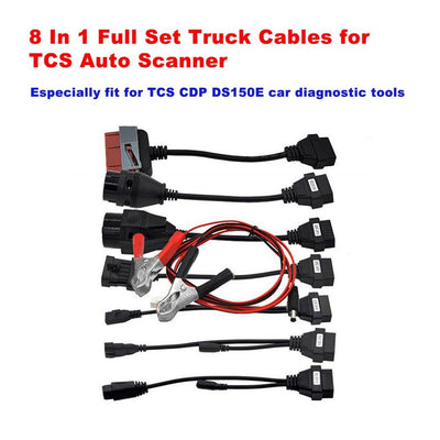 8-in-1 Car / Truck Cables for DS150E TCS CDP (Best Seller)