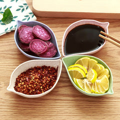 Japanese Style Small Straw Leaves Snacks Plate