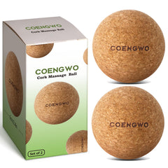Cork Massage Ball Set for Trigger Point Therapy, 2.4"