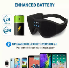 3D Bluetooth Eye Mask with Stereo Music