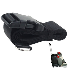 Car Seat Travel Strap |car seat Luggage Strap for Airport Easily Converts Your Childs Car Seat and Carry-on Luggage Into an Airport Car Seat Stroller Carrier Solving Your Travel Worries(Black)