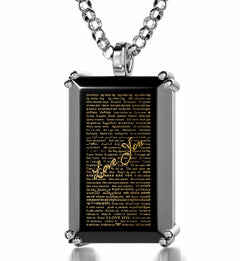 “I Love You” Necklace (Inscribed in 120 Languages)