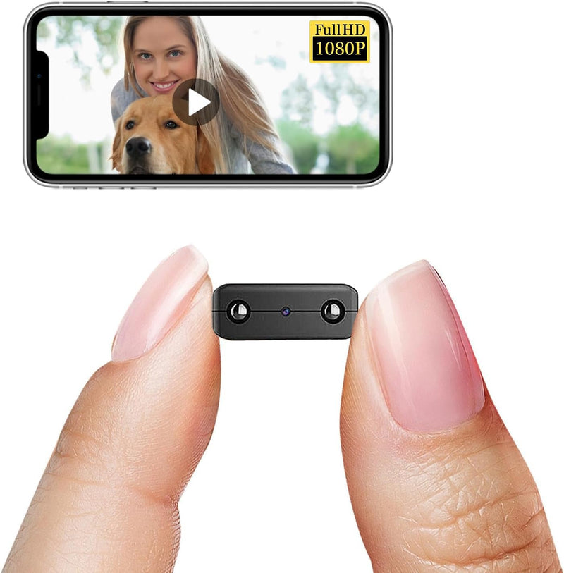 Compact Wireless WiFi Security Camera, 1080P HD with Night Vision