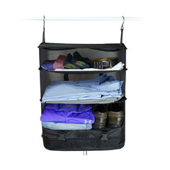 3-Layer Travel Hanging Bag, Multifunctional Luggage Organizer