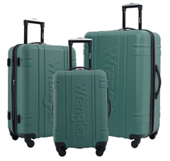 Wrangler Astral Travel Luggage Sage Brush 3 Piece Set