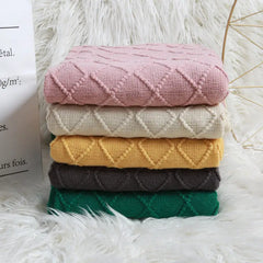 Knitted Sofa Blanket Cover for Air Conditioning Use