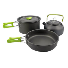 Alumina Outdoor Camping Cookware Set (Wholesale Available)