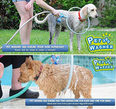 Dog Shower Bathing Ring with Circular Water Gun (Best Seller)