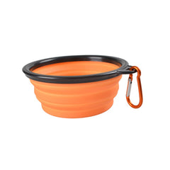 Collapsible Silicone Dog Bowl for Pets (Good for Travel)