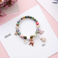 Natural Stone Pearl  Bead Bracelet