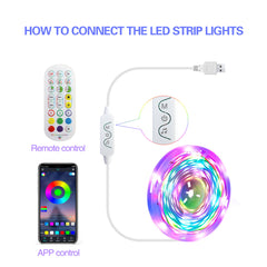 Smart LED RGBIC Dream Color Strip Light with Music Sync