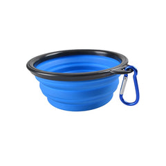 Collapsible Silicone Dog Bowl for Pets (Good for Travel)