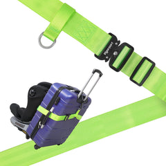 Vigorport Car Seat Travel Belt Car Seat Luggage Strap to Convert Kid Car Seat and Carry-on Luggage into Airport Stroller Carrier Metal Buckle