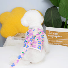 Pet Clothing with Chest Back & Traction Rope