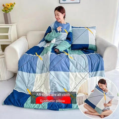 Multi-functional Sleeved Quilt for Students in Dorms