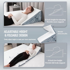 20-in-1 Wedge Pillow for Post-Surgery Relief