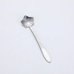 Stainless Steel Spoon with Cherry Blossom Design