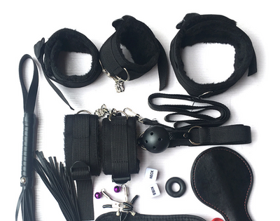 10-Piece Plush Strap Teasing Toy Set