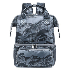 Fashionable Double Layer Multi-functional Handbag