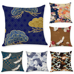 Japanese Style Cotton Linen Pillows
