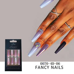 Nail Stickers with Drill Long Ladder Finished Product