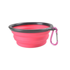 Collapsible Silicone Dog Bowl for Pets (Good for Travel)