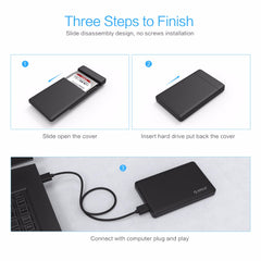 ORICO 2577U3 USB 3.0 2.5-Inch SATA SSD Enclosure