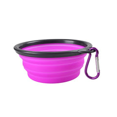 Collapsible Silicone Dog Bowl for Pets (Good for Travel)