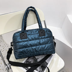 Cotton Puffer Messenger Crossbody